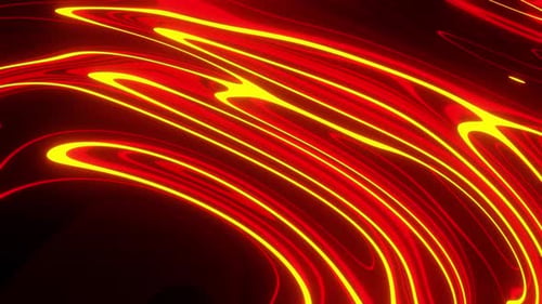 Lava Fire Paints Vj Loop Background 4K