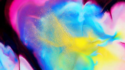 A Vibrant and Mesmerizing Abstract Fluid Colorful Swirl Motion Background That Captivates Viewers