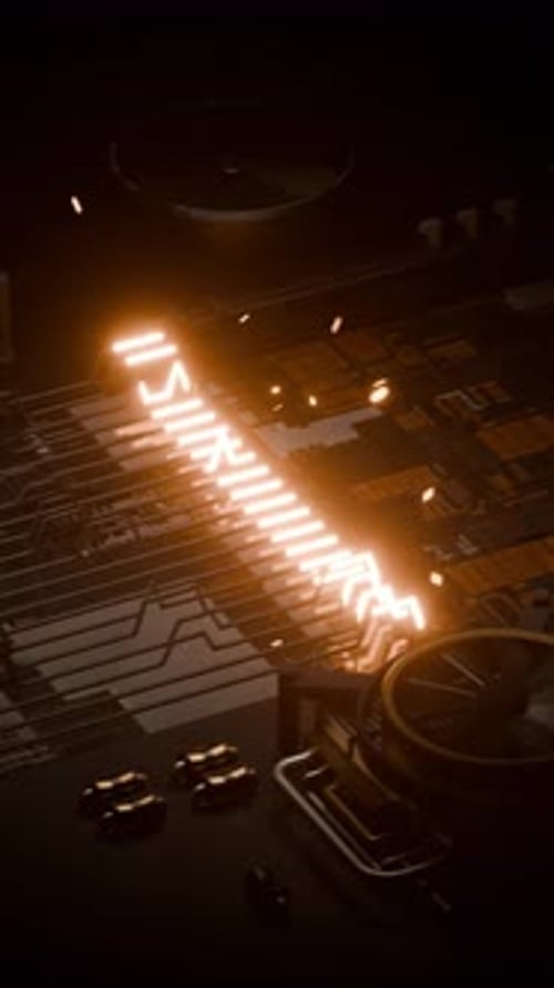 Satisfying Loop of 3D Optical Fiber Neon Lights