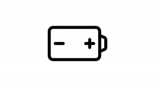 negative line icon animation