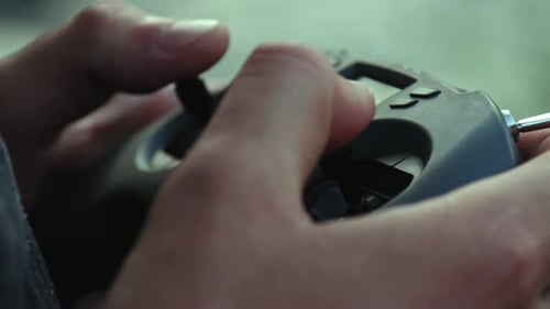 FPV Drone Pilot in Control Aerial Pilotage