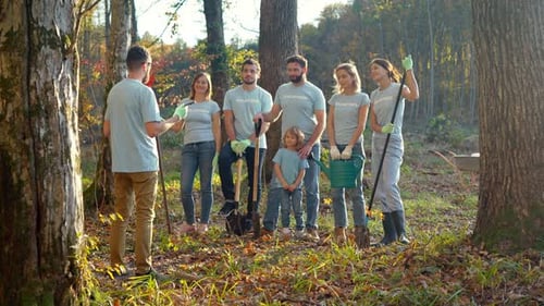 Volunteers Gather for Forest Conservation Project