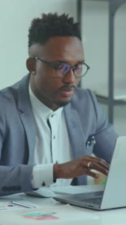 Business People Stressed Intense Office Atmosphere As Team Members Analyze Reports and Troubleshoot