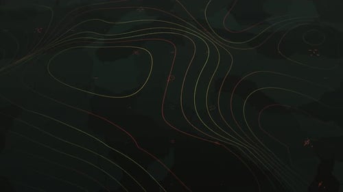 Collection Headline : Logo rouge vif et blanc Les rayures révèlent un élément sur le tiers inférieur d'un logo noir