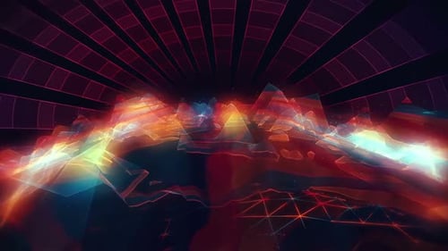 Fondo dinámico de música electrónica, rockero, moda actual, música, 4K