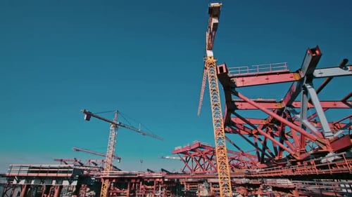 Construcción de estadio de fútbol