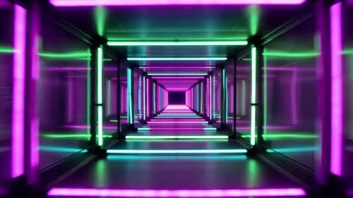 Abstract High-Speed Tech Passage