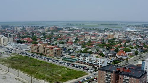 Condominiums and houses fill the community of Long Beach Long Island