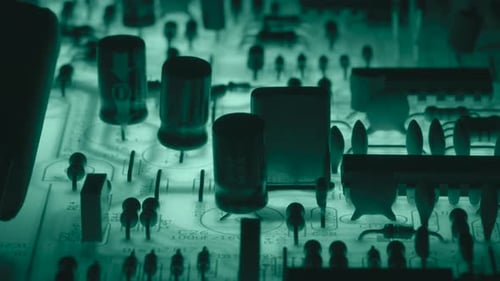 Electronic PCB Printed Circuit Board Digital Abstract Background Electrical Scheme Technology