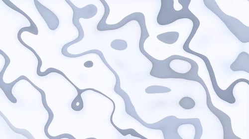Abstract Fluid Gray and White Flowing Motion Graphic Background