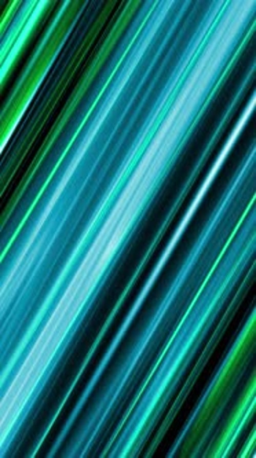 Pulsing Diaginal Blue & Green Lines Vertical Background