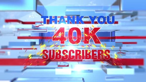 40K Subscribers Celebration String