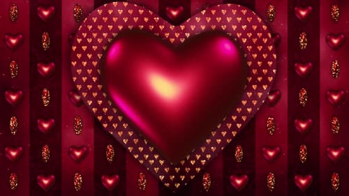 Love Pattern Background Loop