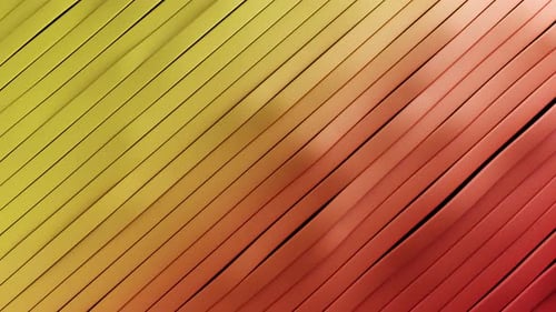 Abstract Surface of Multicolored Waving Lines Background 3d Loop