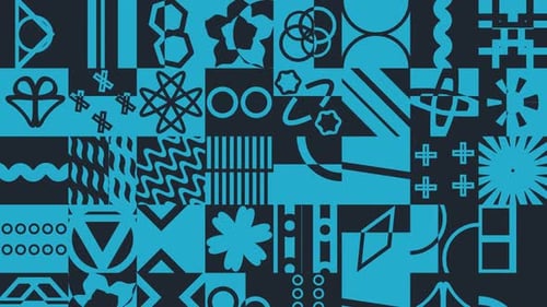 Fond animé bleu de machines