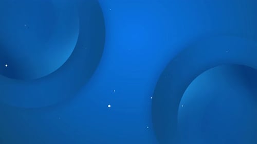 Abstract Fluid Blue Shapes Looping Background