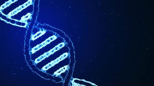 DNA Plexus Hintergrund Loop Blau