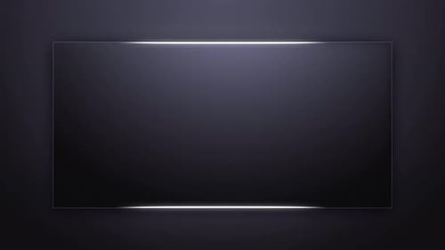 Glowing Line Frame Reveal Animation