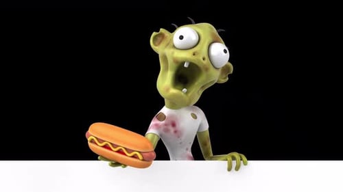 Fun zombie - 3D Animation