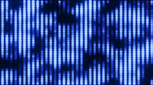 Futuristic Blue Digital Dots Abstract Background