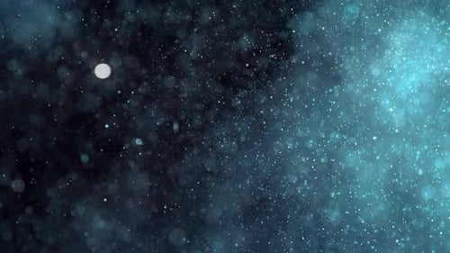 Colorful Particle and Bokeh