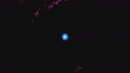 Cosmic Space Nebula Light Reveal Opener