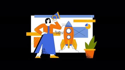 Creative Business Startup Illustration Animation