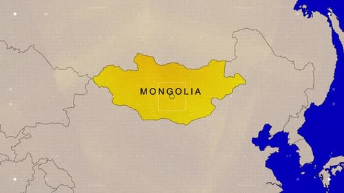 Animated World Map Zoom and Country Highlight