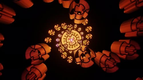 Hypnotic Strobes Create a Pulsating Neon VJ Loop Backdrop with Psychedelic Hues