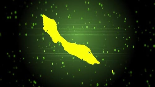 Intro die digitale Karte von Curacao