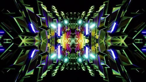 New Digital Space Background Vj Loop For Party 4K