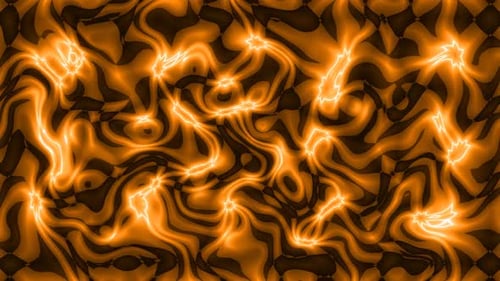 Dynamic Abstract Orange Glowing Energy Background