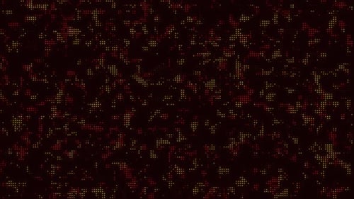 Abstract Digital Pixel Pattern Loop Background
