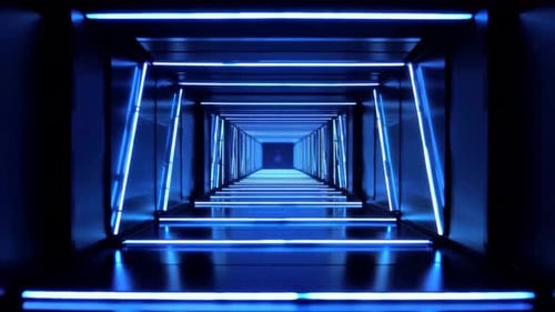 Minimalist Futuristic Portal Loop