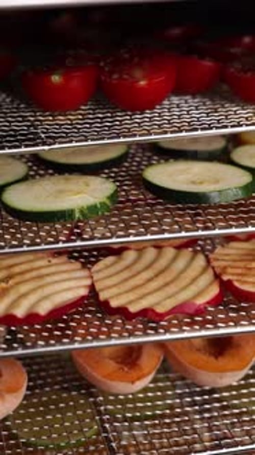 dehydration process of fruits and vegetables