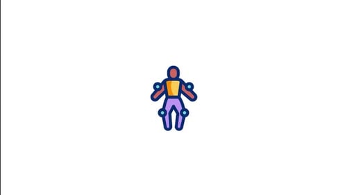 Animiertes Bewegungssensor-Symbol