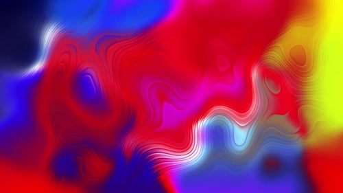 Abstract Fluid Morphing Colors Seamless Looping Background