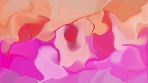 Abstract Fluid Pink Orange Gradient Background Animation
