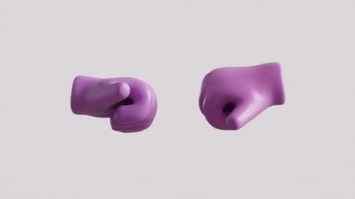 Animated 3D Thumbs Up Down for Social Media Reactions
