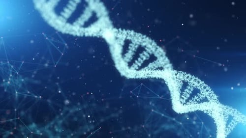 Dna and molekules concept background