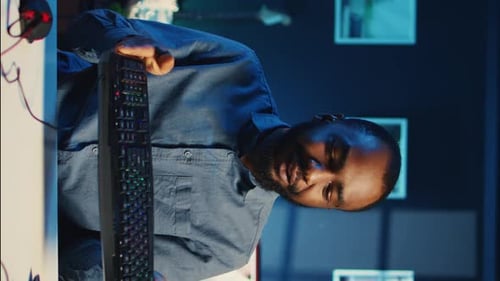 Young Adult Using Technology for Video Call