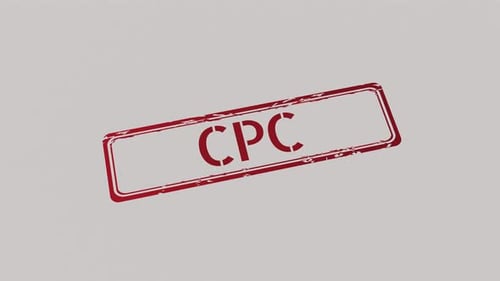 Corporate CPC Rubber Stamp Imprint Animation