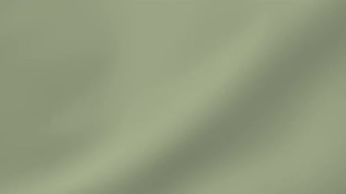 Soft Sage Green Fabric Waving Smooth Texture Visual Background Gentle Pastel Cloth Motion Abstract