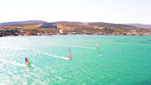 Windsurfers Drone Wiev