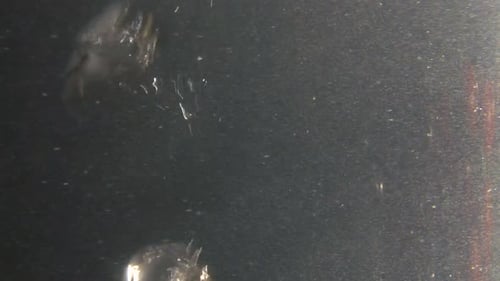 Pasta slowly falls into boiling water a beautiful macro food preparation