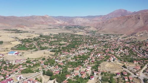 The Center Of The Divrigi District And Mountains