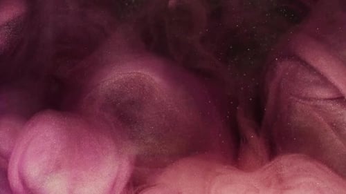 Glittering Pink Liquid Abstract Background