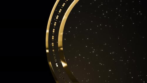 Gold Luxury Circle Background