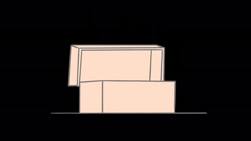 Open Lid Box Slide Up