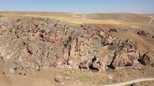 Vue aérienne de l'ancienne maison troglodyte 6